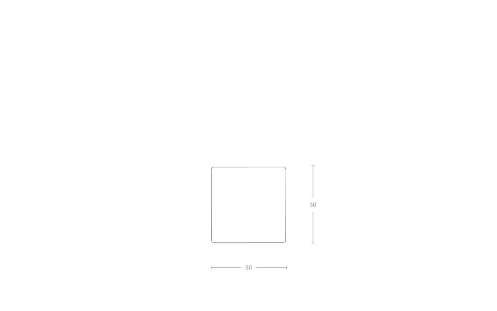 Dimensoes do produto mesa lateral uni inox