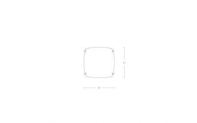 Dimensoes do produto mesa lateral mani