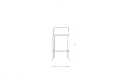 Dimensoes do produto banqueta smart