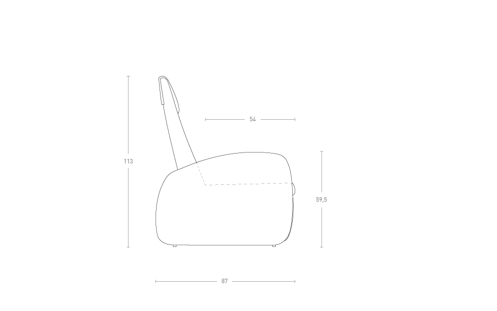 Dimensoes do produto poltrona reclinvel p3