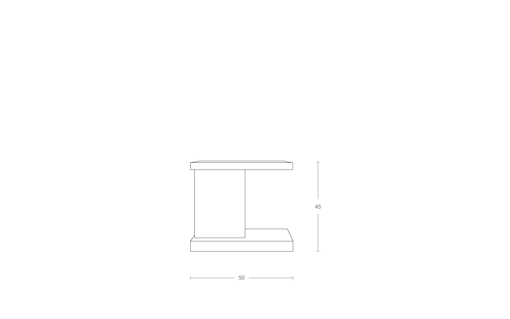 Dimensoes do produto mesa lateral sl