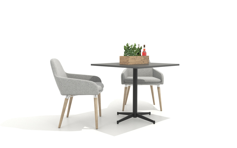 mesa de refeio donna quadrada