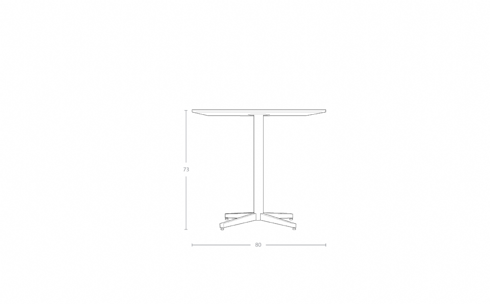 Dimensoes do produto mesa de refeio donna quadrada