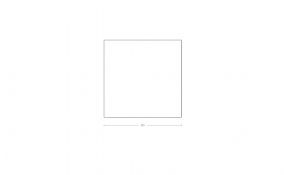 Dimensoes do produto mesa de refeio donna quadrada