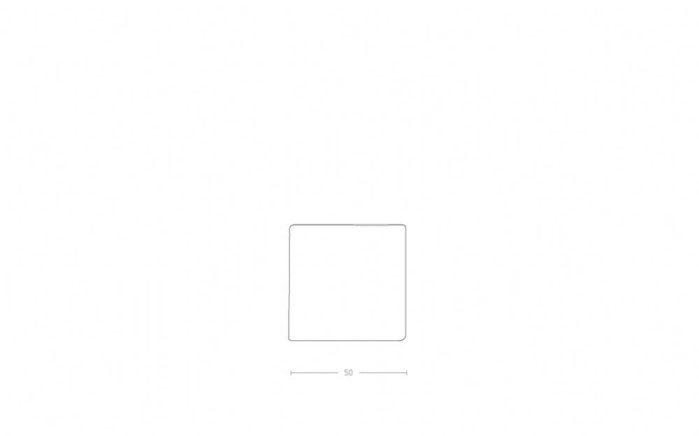 Dimensoes do produto mesa lateral cubo