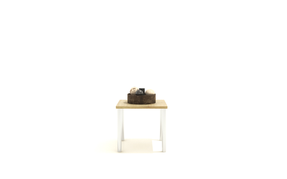 mesa lateral uni inox