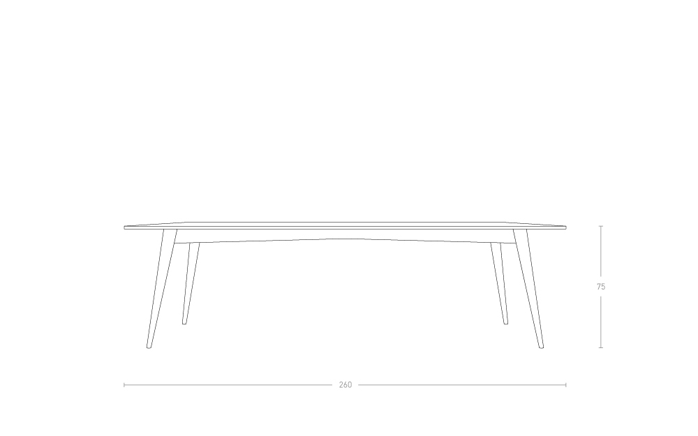 Dimensoes do produto mesa reunio mona retangular