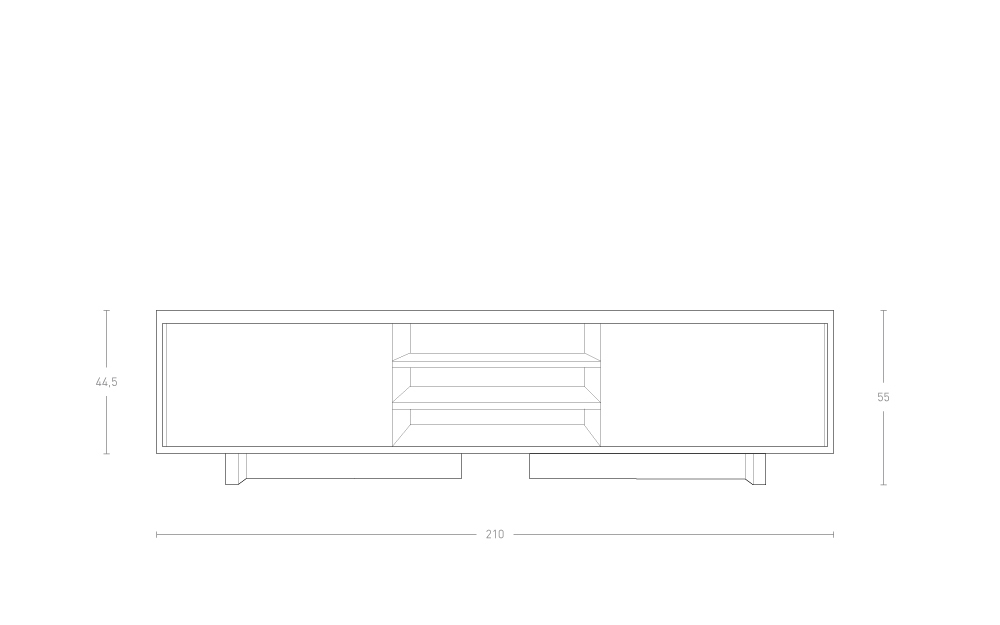 Dimensoes do produto buffet lunch
