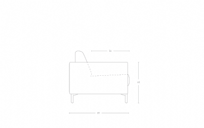 Dimensoes do produto sof mani 3 lugares