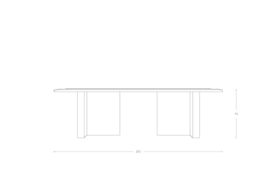 Dimensoes do produto mesa reunio lunch pequena